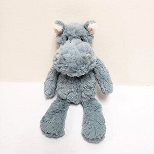 Mary Meyer 11" Hippo Hippopotamus Slate Blue Stuffed Animal Plush